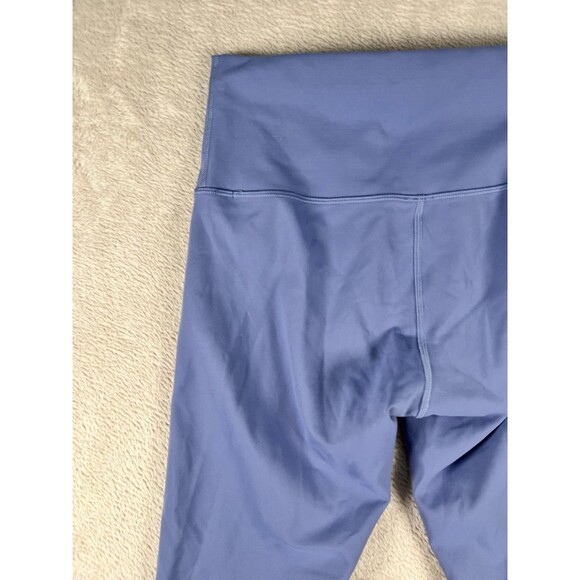 Lululemon Wunder Train High Rise Crop 23" Size 8 Blue Athletic Yoga Pilates Gym - Picture 3 of 7